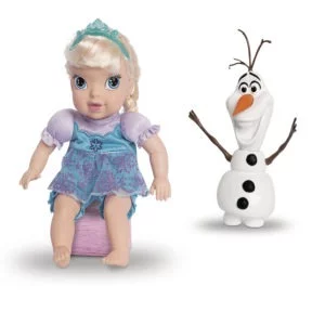 Boneca Frozen 2 Elsa Passeio com Olaf, Mimo 