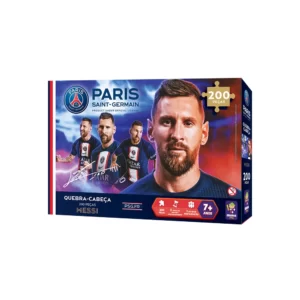 Paris Saint-German, Quebra Cabeça 100 peças, Messi - Mimo Play